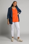 T-Shirt, A-Linie, Tunika-Ausschnitt, 3/4-Arm T-Shirt, A-Linie, Tunika-Ausschnitt, 3/4-Arm