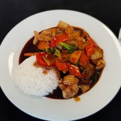Fisch mit Reis Fisch mit Reis