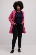 Strickfleece-Jacke, Stehkragen, Kapuze, Zipptaschen Strickfleece-Jacke, Stehkragen, Kapuze, Zipptaschen