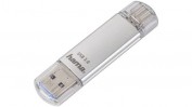 Hama USB-Stick "C-Laeta", USB-C USB 3.1/USB 3.0, 128GB, 40 MB/s, Silber Hama USB-Stick "C-Laeta", USB-C USB 3.1/USB 3.0, 128GB, 40 MB/s, Silber