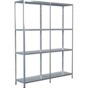 Schulte Set 1 Steckregal und 1 Anbauregal Verzinkt 180 cm x 140 cm x 35 cm Schulte Set 1 Steckregal und 1 Anbauregal Verzinkt 180 cm x 140 cm x 35 cm