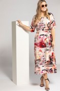 Slinkykleid, Unikat, Halbarm, Blüten-Design Slinkykleid, Unikat, Halbarm, Blüten-Design