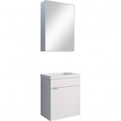 Inter Handels Badmöbel Set MIA, 2 tlg - Waschplatz Spiegelschrank, weiß Glanz Inter Handels Badmöbel Set MIA, 2 tlg - Waschplatz Spiegelschrank, weiß Glanz