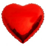 Folienballon Herz rot glänzend 18" Folienballon Herz rot glänzend 18"
