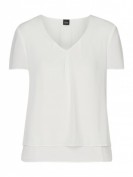 s.Oliver BLACK LABEL Blusenshirt im Double-Layer-Look - Weiß s.Oliver BLACK LABEL Blusenshirt im Double-Layer-Look - Weiß