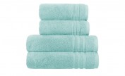 Handtuch-Set Türkis, 4-teilig Handtuch-Set Türkis, 4-teilig
