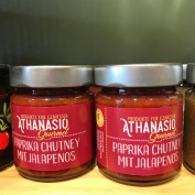 Paprika Chutney mit Jalapeños Paprika Chutney mit Jalapeños