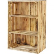 Einlegeboden für Holzkisten 2 Stück Kiefer geflammt Einlegeboden für Holzkisten 2 Stück Kiefer geflammt