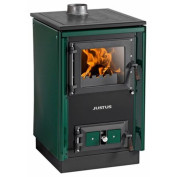 Justus Festbrennstoffherd Rustico 50 2.0 Grün 7 kW EEK: A Justus Festbrennstoffherd Rustico 50 2.0 Grün 7 kW EEK: A