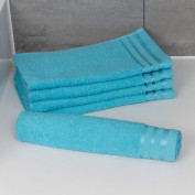Home Edition Gästetuch "Turin", Türkis - 5er-Set Home Edition Gästetuch "Turin", Türkis - 5er-Set