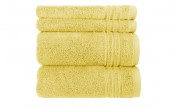 Handtuch-Set Gelb, 4-teilig Handtuch-Set Gelb, 4-teilig