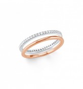 s.Oliver Damen Ringe 2 Stück einzeln oder gemeinsam tragbar 925 Sterling Silber teil rosévergoldet s.Oliver Damen Ringe 2 Stück einzeln oder gemeinsam tragbar 925 Sterling Silber teil rosévergoldet