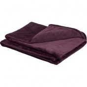 Fleece-Decke Blush Bordeaux Lila 150 cm x 200 cm Fleece-Decke Blush Bordeaux Lila 150 cm x 200 cm