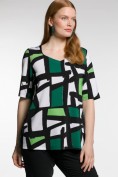 Slinkyshirt, grafischer Druck, Herzausschnitt, Halbarm Slinkyshirt, grafischer Druck, Herzausschnitt, Halbarm
