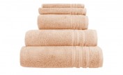Handtuch-Set Hellorange, 5-teilig Handtuch-Set Hellorange, 5-teilig