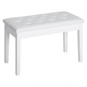 HOMCOM Klavierhocker Klavierbank traditionellen Landhausstil kosmetischer Hocker Stauraum Gummiholz HOMCOM Klavierhocker Klavierbank traditionellen Landhausstil kosmetischer Hocker Stauraum Gummiholz