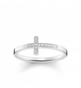 Thomas Sabo Sterling Silver Glam & Soul Ring "Kreuz" Thomas Sabo Sterling Silver Glam & Soul Ring "Kreuz"