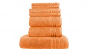 Handtuch-Set Orange, 7-teilig Handtuch-Set Orange, 7-teilig
