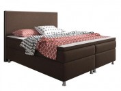 IHG Boxspringbett King Size 180x200 cm Webstoff Braun IHG Boxspringbett King Size 180x200 cm Webstoff Braun