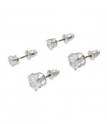 accessories Ohrsteckerset mit unterschiedlich großen Zirkonia-Steinen accessories Ohrsteckerset mit unterschiedlich großen Zirkonia-Steinen