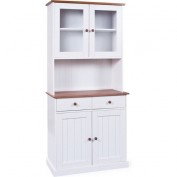 Sideboard Wright Kommode Highboard Anrichte Schubladen Schrank weiss braun Sideboard Wright Kommode Highboard Anrichte Schubladen Schrank weiss braun