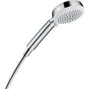 Hansgrohe Handbrause MyClub Vario mit 4 Strahlarten Weiß-Chrom Hansgrohe Handbrause MyClub Vario mit 4 Strahlarten Weiß-Chrom