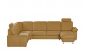 meinSofa Leder-Wohnlandschaft Carolin gelb Polstermöbel meinSofa Leder-Wohnlandschaft Carolin gelb Polstermöbel