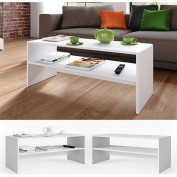 VICCO Couchtisch Weiß Wohnzimmer Sofatisch Kaffeetisch Beistelltisch Tisch VICCO Couchtisch Weiß Wohnzimmer Sofatisch Kaffeetisch Beistelltisch Tisch