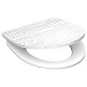 Eisl WC-Sitz White Wave Duroplast mit Absenkautomatik & Schnellverschluss Eisl WC-Sitz White Wave Duroplast mit Absenkautomatik & Schnellverschluss