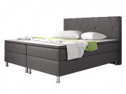 IHG Boxspringbett Boston 180x200 cm Webstoff Anthrazit IHG Boxspringbett Boston 180x200 cm Webstoff Anthrazit