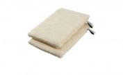 Waschhandschuh (16 x 21cm), 2er-Set Creme Waschhandschuh (16 x 21cm), 2er-Set Creme