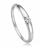 585/- Weißgold Diamantring 0,09 ct. W-SI 585/- Weißgold Diamantring 0,09 ct. W-SI