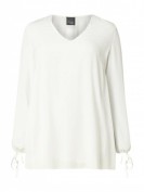 Persona by Marina Rinaldi PLUS SIZE - Blusenshirt mit Seide-Anteil - Weiß Persona by Marina Rinaldi PLUS SIZE - Blusenshirt mit Seide-Anteil - Weiß