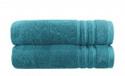 Duschtuch (70 x 140cm), 2er-Set Petrol Duschtuch (70 x 140cm), 2er-Set Petrol