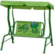 Siena Garden Kinder-Hollywoodschaukel Froggy Grün 75x115x118 cm Siena Garden Kinder-Hollywoodschaukel Froggy Grün 75x115x118 cm