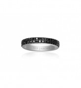 Ring Corte Due mit schwarzen Zirkonia Ring Corte Due mit schwarzen Zirkonia