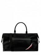 Tommy Hilfiger Th Downtown Duffle - Weekender mit Logo-Details - Schwarz Tommy Hilfiger Th Downtown Duffle - Weekender mit Logo-Details - Schwarz
