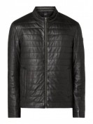 Gipsy Lederjacke mit Steppnähten - Schwarz Gipsy Lederjacke mit Steppnähten - Schwarz