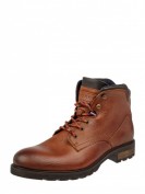 Tommy Hilfiger Winter Textured - Lederboots mit Schnürverschluss - Cognac Tommy Hilfiger Winter Textured - Lederboots mit Schnürverschluss - Cognac