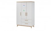 Kleiderschrank, 3-türig Kleiderschrank, 3-türig