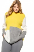 Pullover, Colorblocking, Oversized, weicher Rippstrick Pullover, Colorblocking, Oversized, weicher Rippstrick