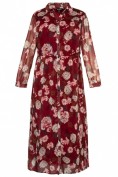 Chiffonkleid, geblümt, blickdichtes Unterkleid Chiffonkleid, geblümt, blickdichtes Unterkleid