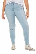 Skinnyjeans, Destroy-Effekte, 5-Pocket-Form, Fransen Skinnyjeans, Destroy-Effekte, 5-Pocket-Form, Fransen
