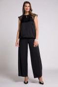 Satinbluse, A-Linie, Rundhals, Chiffon-Halbarm Satinbluse, A-Linie, Rundhals, Chiffon-Halbarm