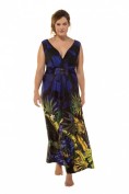 Strandkleid, Dschungel-Panther-Motiv, Glitzersteine Strandkleid, Dschungel-Panther-Motiv, Glitzersteine