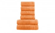 Handtuch-Set Orange, 6-teilig Handtuch-Set Orange, 6-teilig