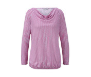 Blusenshirt mit Wasserfall-Ausschnitt Blusenshirt mit Wasserfall-Ausschnitt