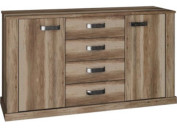 Sideboard Aalborg Monument Oak Nachbildung ca. 159 x 86 cm Sideboard Aalborg Monument Oak Nachbildung ca. 159 x 86 cm