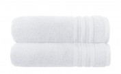 Badetuch (100 x 150cm), 2er-Set Weiß Badetuch (100 x 150cm), 2er-Set Weiß