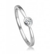 585/- Weißgold Diamantring 0,09 ct. W-SI 585/- Weißgold Diamantring 0,09 ct. W-SI